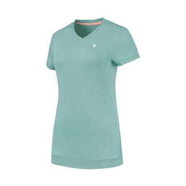 K-Swiss Womens/Ladies V Neck Regular T-Shirt (Blue)