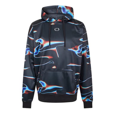 Criminal Damage Mens Warp Drawstring Hoodie (Black)