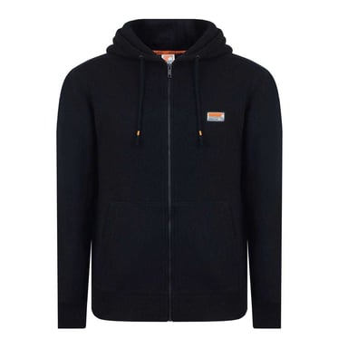 SoulCal Mens Signature Cotton Full Zip Hoodie (Black)