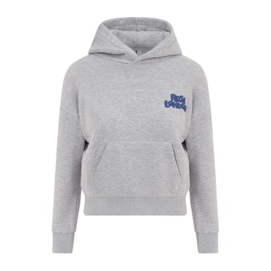 Rose London Girls All Love Drawstring Hoodie (Grey Marl)