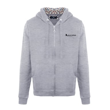 Aquascutum Mens Casual Hoodie (Grey)
