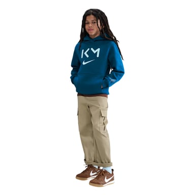 Nike Childrens/Kids Kylian Mbappe Hoodie (Abyss Blue)