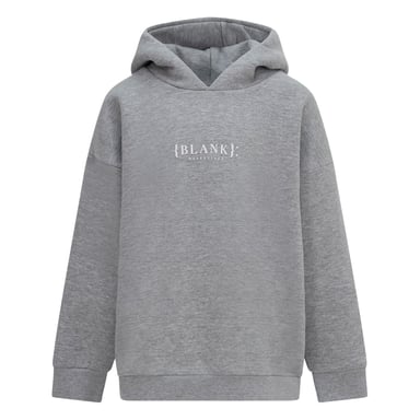Blank Essentials Unisex Adult Core Puffer Hoodie (Grey Marl)