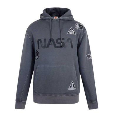 SoulCal Mens NASA Hooded Drawstring Hoodie (Grey)