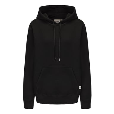 Firetrap Mens Hooded Regular Drawstring Hoodie (Black)