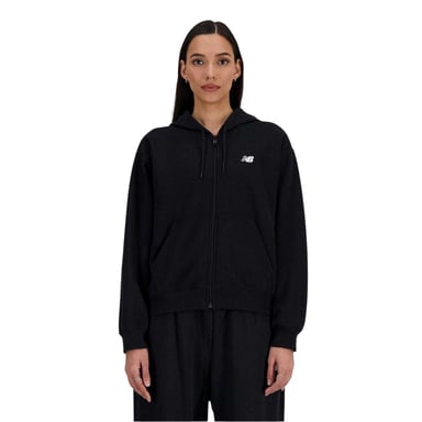 New Balance Womens/Ladies Full Zip Hoodie (Black)
