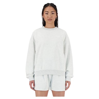 New Balance Womens/Ladies Virgin Wool Crew Neck Top (Grey Marl)