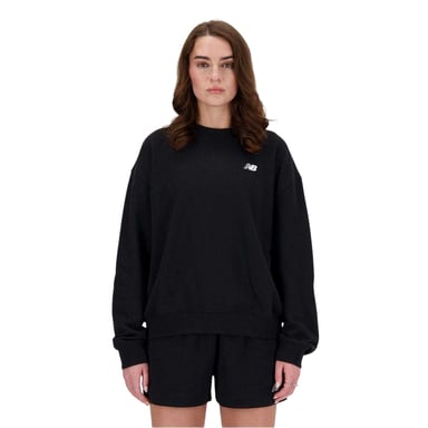 New Balance Womens/Ladies Virgin Wool Crew Neck Top (Black)