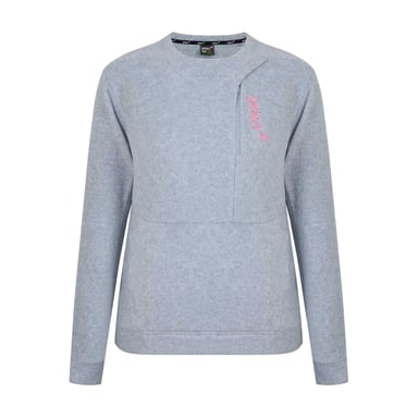 Gelert Womens/Ladies Embroidered Fleece Sweatshirt (Light Grey)