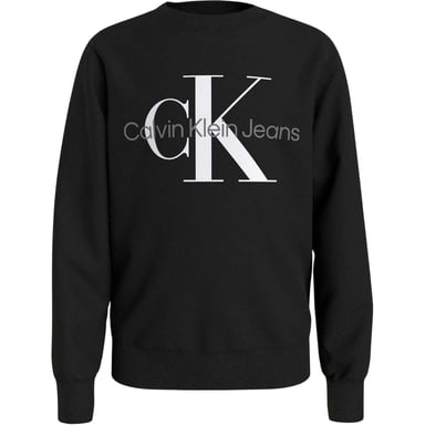Calvin Klein Childrens/Kids Logo Sweatshirt (Black)
