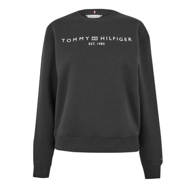 Tommy Hilfiger Womens/Ladies Cotton Blend Regular Sweatshirt (Black)