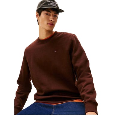Tommy Jeans Mens Fleece Lined Sweatshirt (Brown)