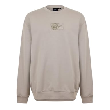 Vans Mens Box Logo Regular Sweatshirt (Mushroom)