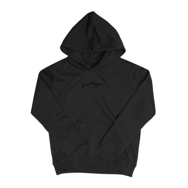 Hype Childrens/Kids Hooded Regular Long-Sleeved Sweatshirt (Black)