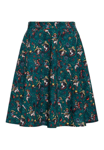 Queen Kerosin Damen Swing Rock Cowgirl