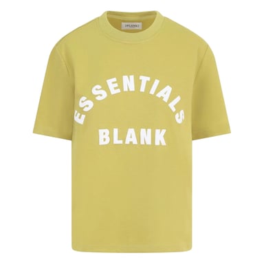 Blank Essentials Unisex Adult Arch Cotton T-Shirt (Mustard)