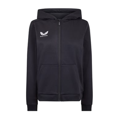 Castore Womens/Ladies Full Zip Hoodie (Caviar)