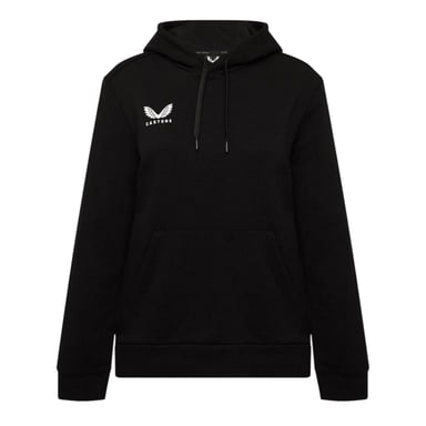 Castore Womens/Ladies Long-Sleeved Drawstring Hoodie (Caviar)