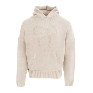 Miso Womens/Ladies Bow Detail Relaxed Fit Sweatshirt (Cream)