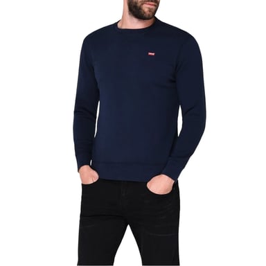 Levis Mens Original Crew Neck Sweatshirt (Dress Blue)