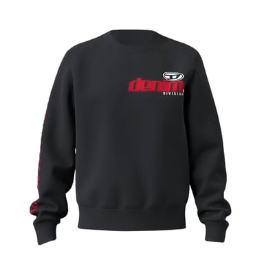 Diesel Unisex Adult Denim Division Sweatshirt (Caviar)
