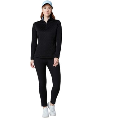 Callaway Womens/Ladies Funnel Neck Raglan Golf Sweatshirt (Caviar)