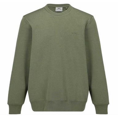 Slazenger Mens Fleece Crew Neck Sweatshirt (Khaki)