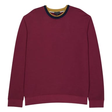 Ted Baker Mens Knitted Layered Regular Sweatshirt (Red)