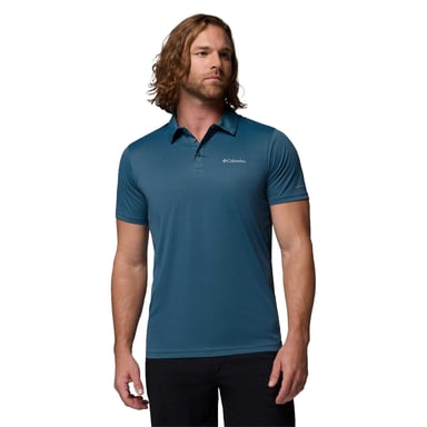 Columbia Mens Short-Sleeved Polo Shirt (Blue)