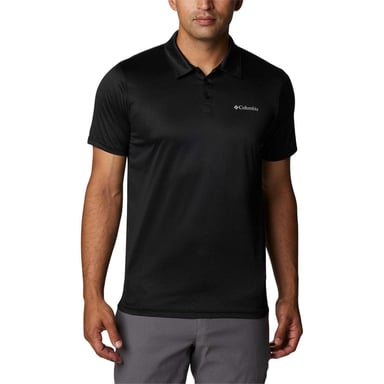 Columbia Mens Short-Sleeved Polo Shirt (Black)