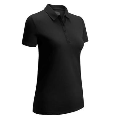 Callaway Womens/Ladies Polyester Short-Sleeved Polo Shirt (Caviar)
