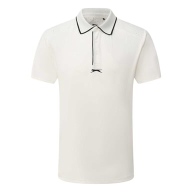 Slazenger Mens Performance Regular Short-Sleeved Polo Shirt (White)