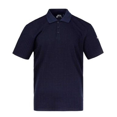 Slazenger Mens Chequered Golf Polo Shirt (Navy)