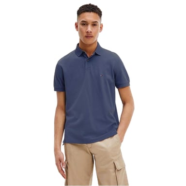 Tommy Hilfiger Mens 1985 Embroidered Logo Polo Shirt (Navy)