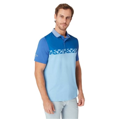 Callaway Mens Emea Regular Short-Sleeved Polo Shirt (Galaxy Blue)