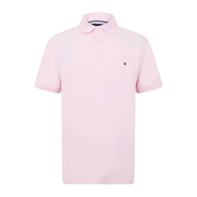 Tommy Hilfiger Mens 1985 Embroidered Logo Polo Shirt (Pink)