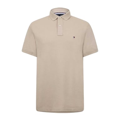 Tommy Hilfiger Mens 1985 Embroidered Logo Polo Shirt (Sandalwood)