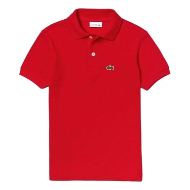 Lacoste Boys Pique Polo Shirt (Red)