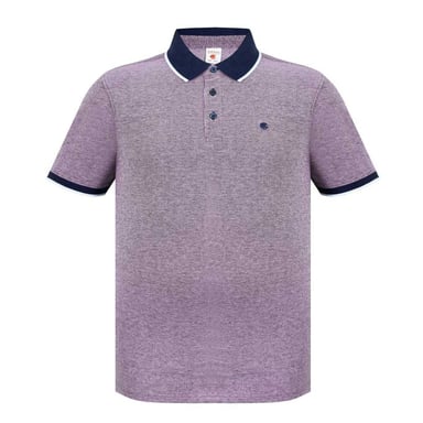 SoulCal Mens Cotton Pique Polo Shirt (Burgundy/White)
