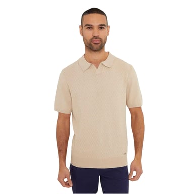 Threadbare Mens Polo Shirt (Beige)