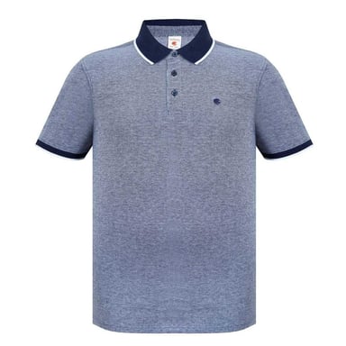 SoulCal Mens Cotton Pique Polo Shirt (Navy/White)
