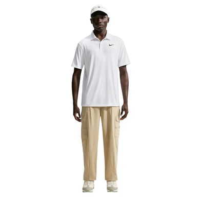 Nike Mens Performance Short-Sleeved Polo Shirt (White/Black)