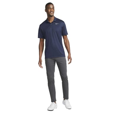 Nike Mens Victory Dri-FIT Golf Polo Shirt (Navy/White)