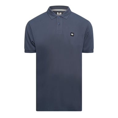 Weekend Offender Mens Barnum Short-Sleeved Polo Shirt (Ink Blue)