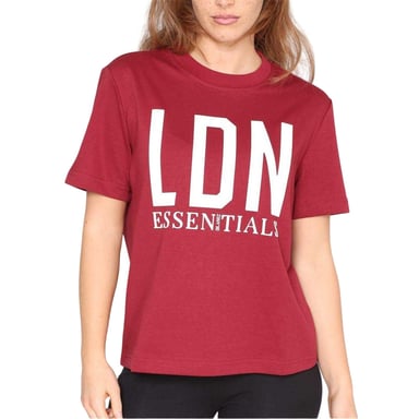 Blank Essentials Womens/Ladies London Oversized T-Shirt (Burgundy)