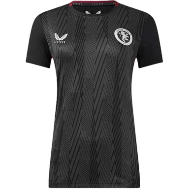 Castore Womens/Ladies 2023/2024 Aston Villa FC T-Shirt (Caviar)