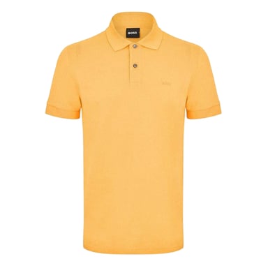 Boss Mens Firenze Cotton Polo Shirt (Medium Orange)