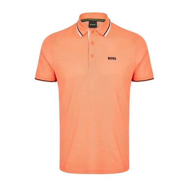 Boss Mens Paddy Short-Sleeved Polo Shirt (Red)