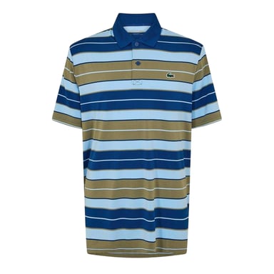 Lacoste Mens Regular Short-Sleeved Polo Shirt (Khaki Tone/Globe)