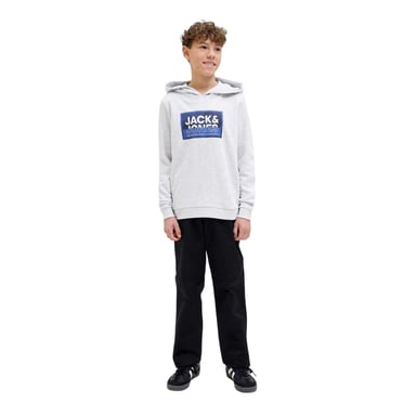 Jack And Jones Childrens/Kids Logan Regular Hoodie (White Melange)
